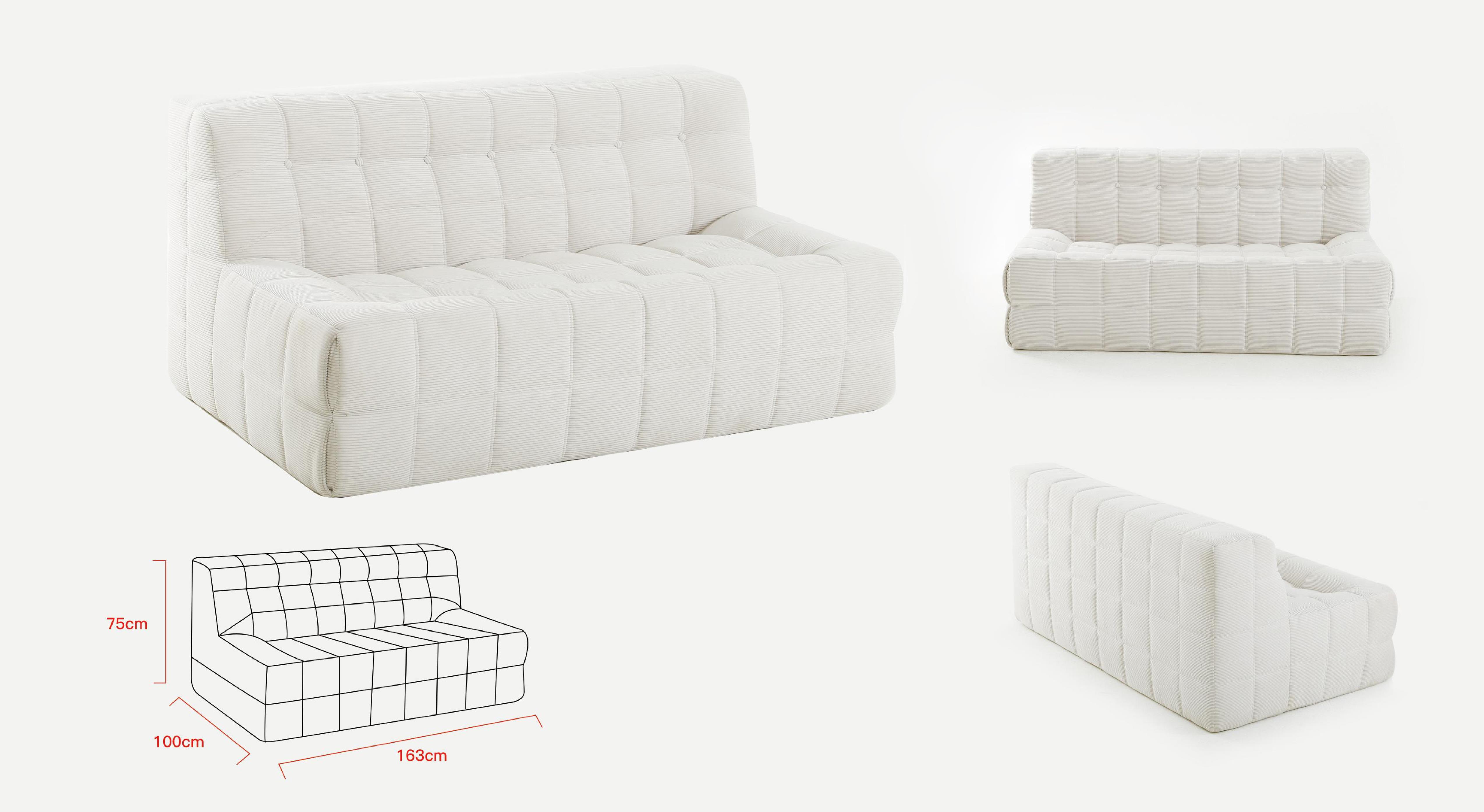 white cloud couch